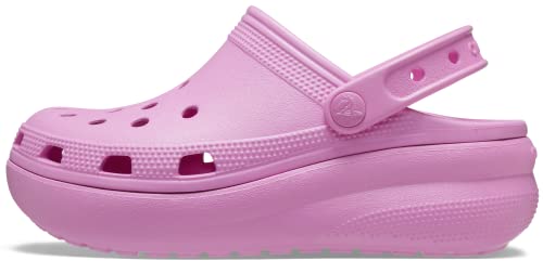 Crocs Unisex-Child Classic Cutie Platform Clogs, Taffy Pink, 12 Little