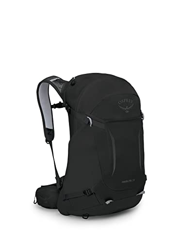Osprey Hikelite 28L Unisex Hiking Backpack, Black, Medium/Large