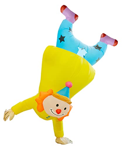 PreuveDe Halloween Inflatable Clown Costume Adult Blow up Suit Large Costume for Trick Or Treat Fancy Christmas Party Cosplay