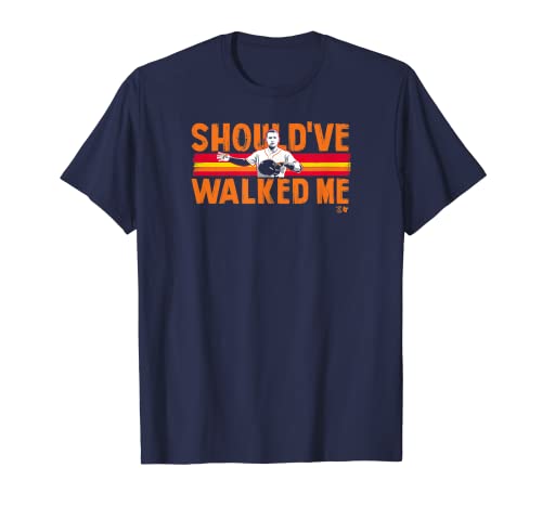 Alex Bregman - Should've Walked Me - Houston Baseball T-Shirt