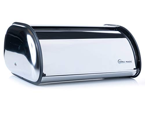 Simpli-Magic 79195 Bread box, Silver, Basic