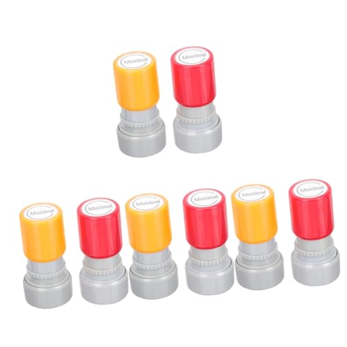 Toyvian 8 Pcs Chord Stamp Guitar Chords Beginner Universal Tool Guitar Accesories Chord Spectrum Stamp Guitar Frets Fingerprint Ink Pad Black Guitar Chord Seal Round Auxiliary Tool Plastic