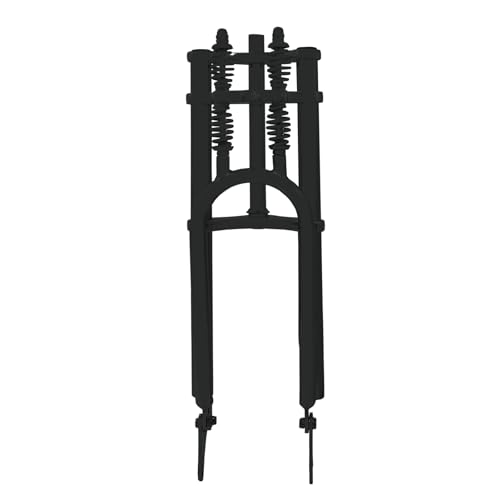 MICARGI Fat Bike Fork,26' Over and Under Dual Spring Classical Fork, Disc Brake Steerer Length: 25.4mmx305mm Threadless, Axle Size: 3/8, Hub Spacing 145mm for 26”29' x3.0 4.0 (FK-GTS-640305145D-ED)