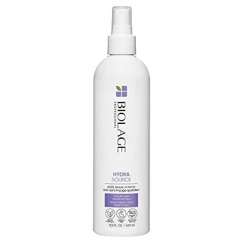 Biolage Hydra Source Daily Leave-In Tonic | Moisturizes, Renews Shine & Protects Hair From Environmental Damage | For Dry Hair | Vegan & Cruelty Free | 13.5 Fl Oz