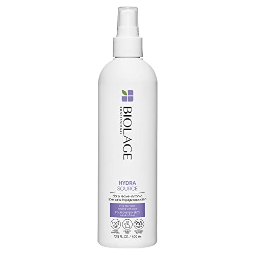 Biolage Hydra Source Daily Leave-In Tonic | Moisturizes, Renews Shine & Protects Hair From Environmental Damage | For Dry Hair | Vegan & Cruelty Free | 13.5 Fl Oz