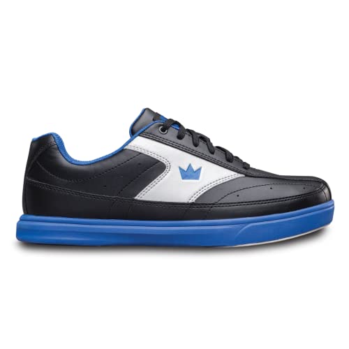 Brunswick Renegade Youth Boys Bowling Shoes (Black/Royal Blue, us_Footwear_Size_System, Adult, Men, Numeric, Medium, Numeric_5)