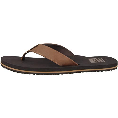 Reef mens Twinpin Flip Flop, Brown, 11 US