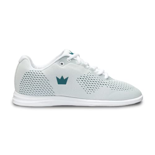 Brunswick Axis Wht/Teal Ladies Size 8.5