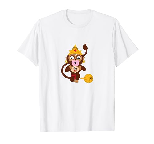 Swag Swami Cute Hindu God Hanuman T-Shirt