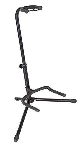 Rok-It Standard Stand for Acoustic, Electric, or Bass Guitars; (RI-GTRSTD-1), matte black