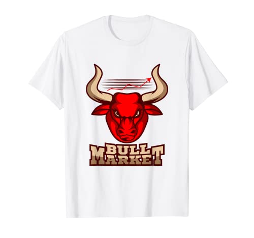 Bull Market Bull Bear Day Trader Investor Stock Market T-Shirt