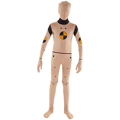 Morphsuits Kids Crash Test Dummy Fancy Dress Costume - Size Large 4'0' - 4'6' (120cm-137cm)