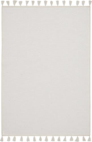 Nourison DWS06 Otto Area Rug, IVORY, 4' x 6'6'
