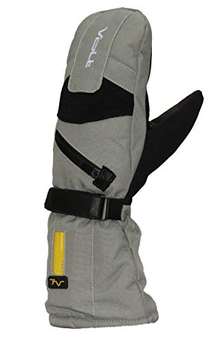 Volt Resistance Heated Mittens for Women - Rechargeable Hand Warmer - Waterproof Warmers - Battery Operated with 4 Heat Settings Heated Gloves for Winter, Ski, Outdoor Sports, Camping & More