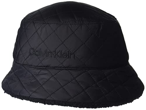 Calvin Klein Women's Soft Bucket Basic Everyday Essential Accessories Hat, Black, ONE Size
