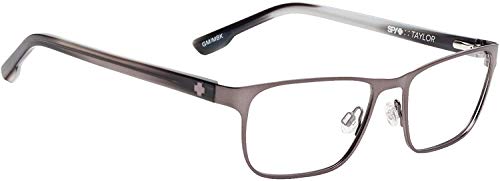 Spy Optic Unisex Taylor RX Frame, Gunmetal/Greystone, 52-17-140