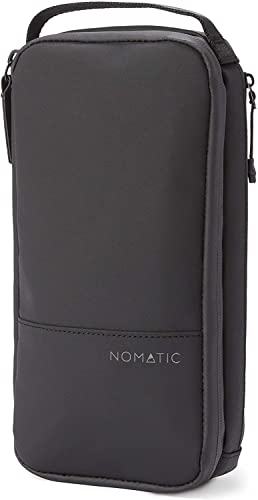 NOMATIC Toiletry Bag for Travel - Great for Travel Size Toiletries - Travel Essentials Wash Bag - Travel Makeup Bag, (Black), Small V2