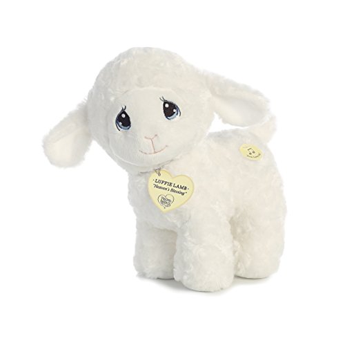Aurora - Precious Moments - 10' Luffie Lamb Musical, White