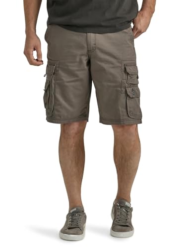 Lee Men's Dungarees Belted Wyoming Cargo Short, Vapor, 42