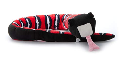 The Petting Zoo Sonoran Mountain King Snake Stuffed Animal, Gifts for Kids, Snake Plush Toy 54 inches