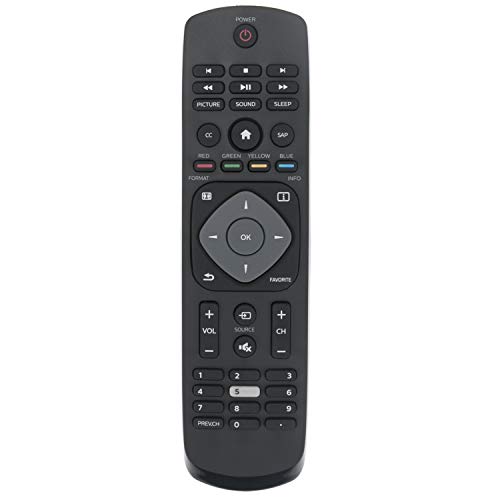 New Replace Remote Control fit for Philips TV 24PFL3603 65PFL5922/F7 24PFL3603/F7