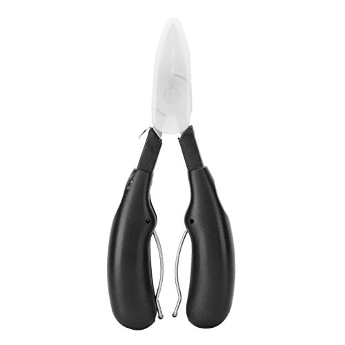 Pedicure Cutter Tool Cuticle Scissors Nail Cuticle Pliers Nonslip Stainless Steel for Salon for Home Use for Nail Care for Different Nail (black)