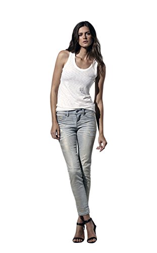 Standards & Practices Women's Stretch Metallic Foil Skinny Ankle Premium Jeans Size 28 x 29Length