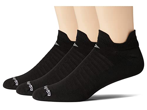 Drymax Hyper Thin Running Double Tab 3-Pair Pack Black 1 MD (US Men's Shoe 6-8, Women's Shoe 7.5-9.5)