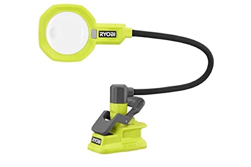 RYOBI ONE+ 18V LED Magnifying Clamp Light (Tool Only)