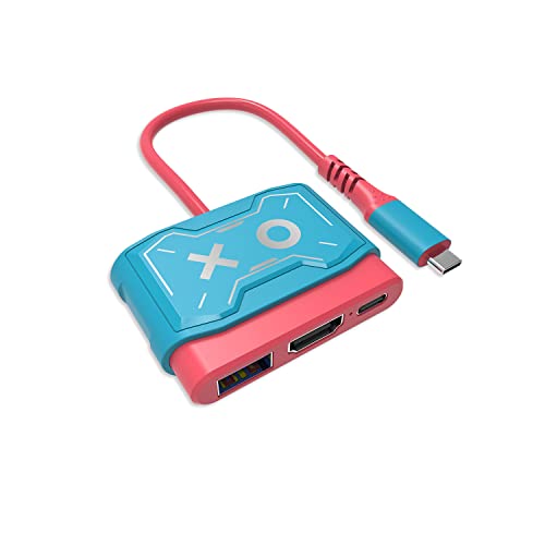 YOXXZUS Portable Switch Dock, Switch HDMI Adapter for TV, USB C to HDMI Adapter for MacBook/Laptop/iPAD Pro/Android Phone