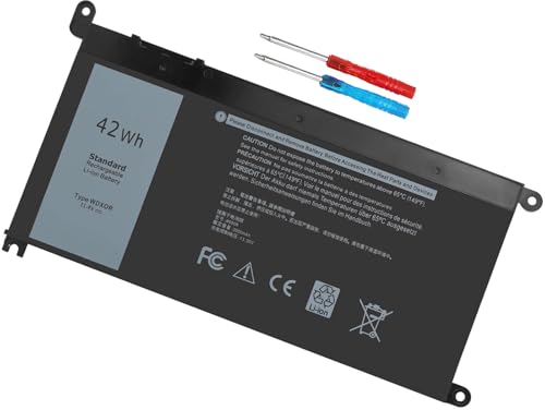 WDX0R Laptop Battery for dell Inspiron 15 7579 7569 5578 5565 5567 5568 5570 5775 5579 7560 7570 13 5378 5368 7375 7368 7378 17 5765 5767 5770 Series P69G001 P58F P58F001 P75F P66F P69G 3CRH3