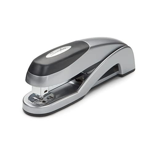 Swingline Stapler, Optima Full Size Desktop Stapler, 25 Sheet Capacity, Jam Free, Desk, Silver (87801)