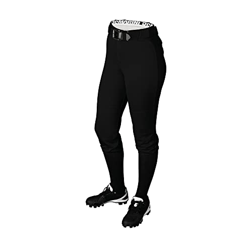 DeMarini Women's Standard Fierce Softball Pants - Black, Small