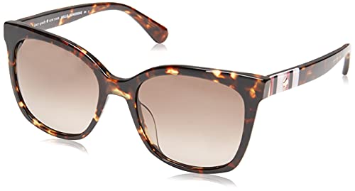 Kate Spade New York womens Kiya Sunglasses, Havana, 53 mm US