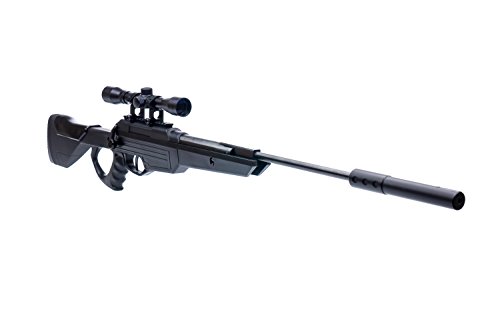 Bear River TPR 1300 Suppressed Hunting Air Rifle - .177 Caliber Pellet Gun with Scope and Suppressor Included - High Powered Pellet Guns For Adults
