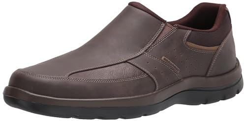 Rockport Men's Get Your Kicks Slip-On Brown Loafer 9 W (EE)-9 W