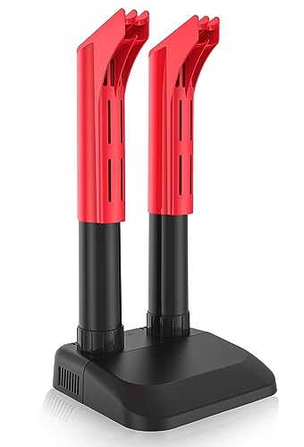 NESOVI Upgraded Electric Boot Dryer : Silent Shoe Dryers with Anti-Clog | Convenient Boot Dryer for Work Boots with Overheat Protection, Quick Drying Garment Dryer with Heat Blower for Ski Boots Sneak