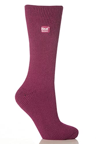 HEAT HOLDERS Thermal Socks, Women's Original, US Shoe Size 5-9, Deep Fuchsia