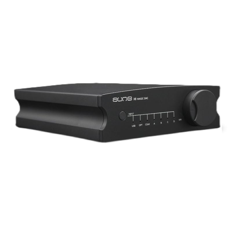 AUNE X8 XVIII Flagship Digital Audio Decoder HiFi Lossless Fever ES9038 DSD512 Bluetooth Decoding with Front-end Amplier 32Bit (Black（Bluetooth）)