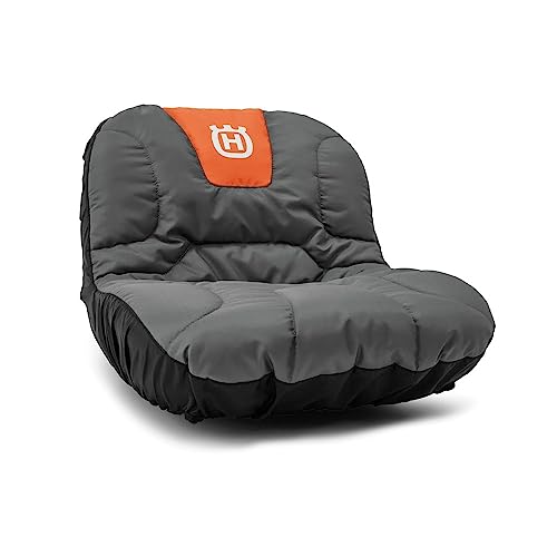 Husqvarna 588208701 15 in. Tractor Seat Cover - Orange/Grey