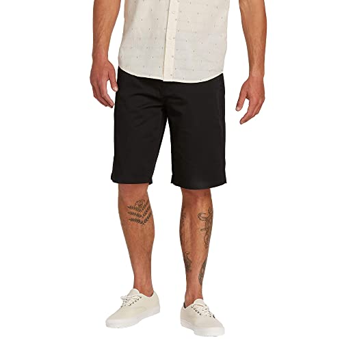 Volcom Men's Vmonty Chino Shorts, Black, 32
