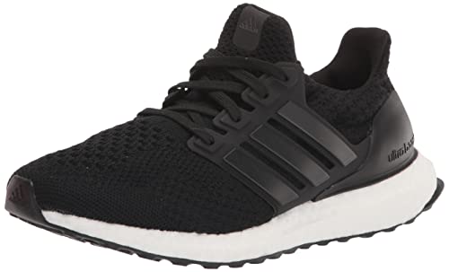 adidas Men's Ultraboost 5.0 Alphaskin Running Shoe, Black/Black/Beam Green, 12
