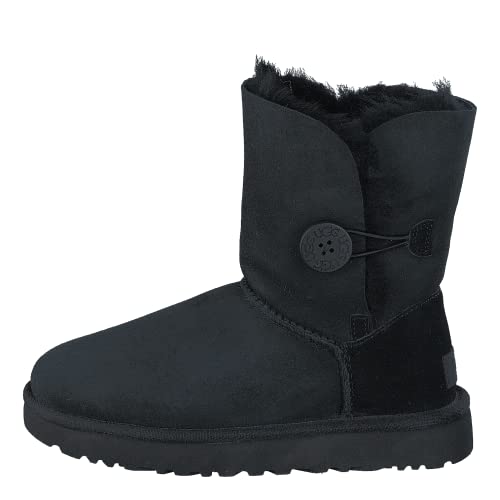 UGG Women's Bailey Button Ii Boot, Black, 08