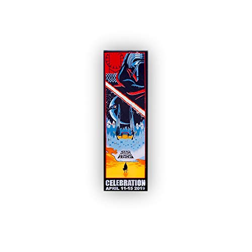 Star Wars The Force Awakens Movie Poster Enamel Pin | Exclusive Star Wars Collectible Pin | Artwork By Eric Tan | 2 Inches Tall