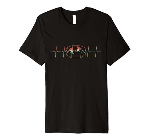 Gaga Bal Heartbeat Retro ECG EKG Premium T-Shirt