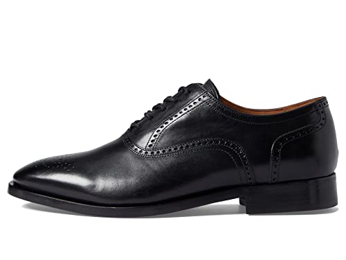 Allen Edmonds Men's Siena Brogue Wingtip Oxford Lace Up, Black Leather, 11