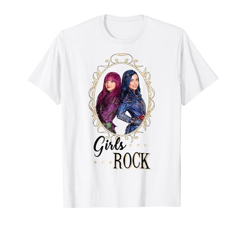 Disney Descendants Mal And Evie Girls Rock T-Shirt