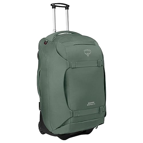 Osprey Sojourn Shuttle 30'/100L Wheeled Duffel Luggage, Koseret Green