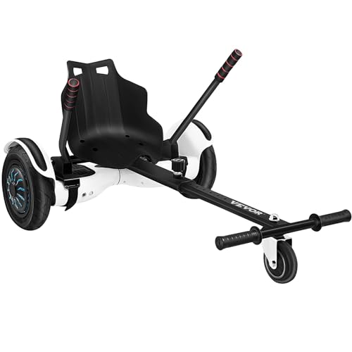 VEVOR Hoverboard Seat Attachment 6.5' 8' 10' Hoverboard Go-Kart Attachment for Kids and Adults with Adjustable Frame Length