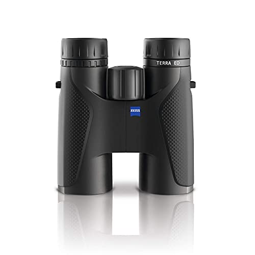 ZEISS Terra ED Binoculars 8x32 Waterproof, and Fast Focusing with Coated Glass for Optimal Clarity in All Weather Conditions for Bird Watching, Hunting, Sightseeing, Black